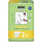 Muumi Baby 2 Newborn 3-6 kg, biologische luiers 1×58st, ECO luiers