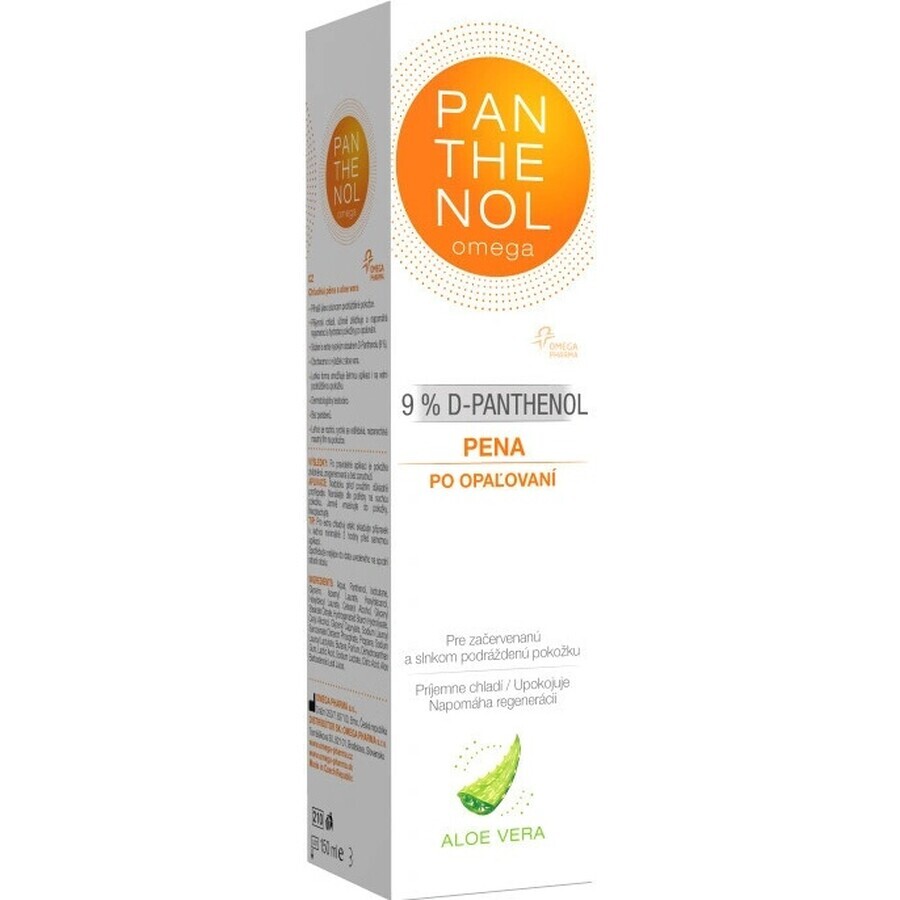 PANTHENOL Omega 9% ALOE VERA 1×150 ml, spumă