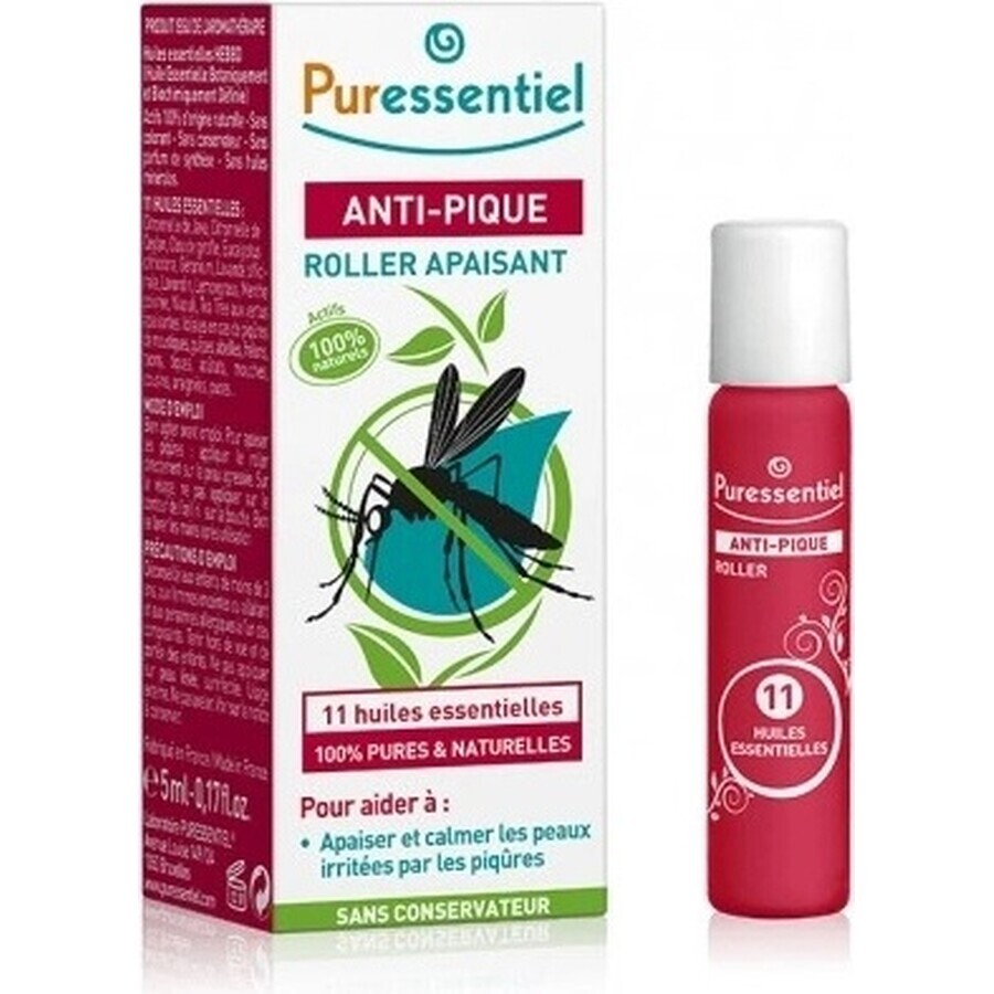 PURESSENTIEL Insect Sting Roller 1×5 ml per le punture d'insetto