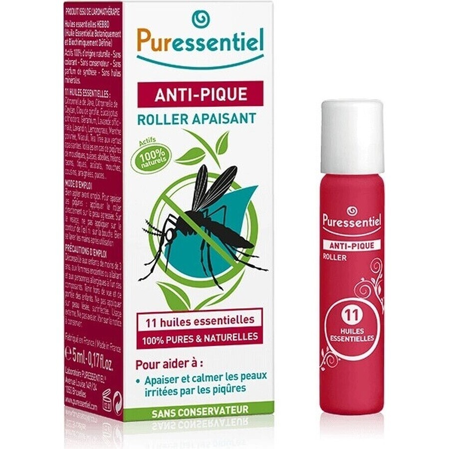 PURESSENTIEL Insect Sting Roller 1×5 ml per le punture d'insetto