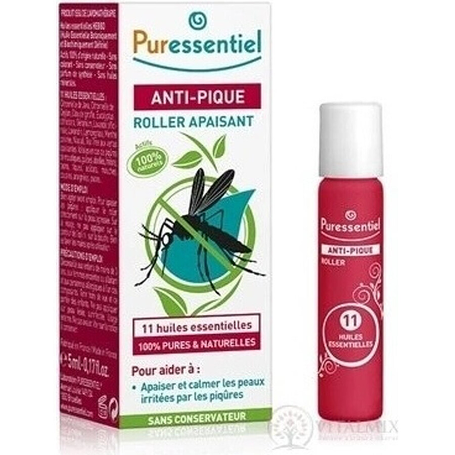 PURESSENTIEL Insect Sting Roller 1×5 ml per le punture d'insetto