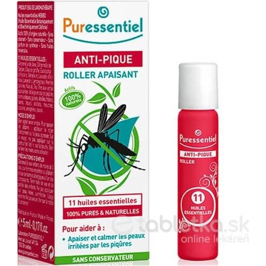 PURESSENTIEL Insect Sting Roller 1×5 ml per le punture d'insetto