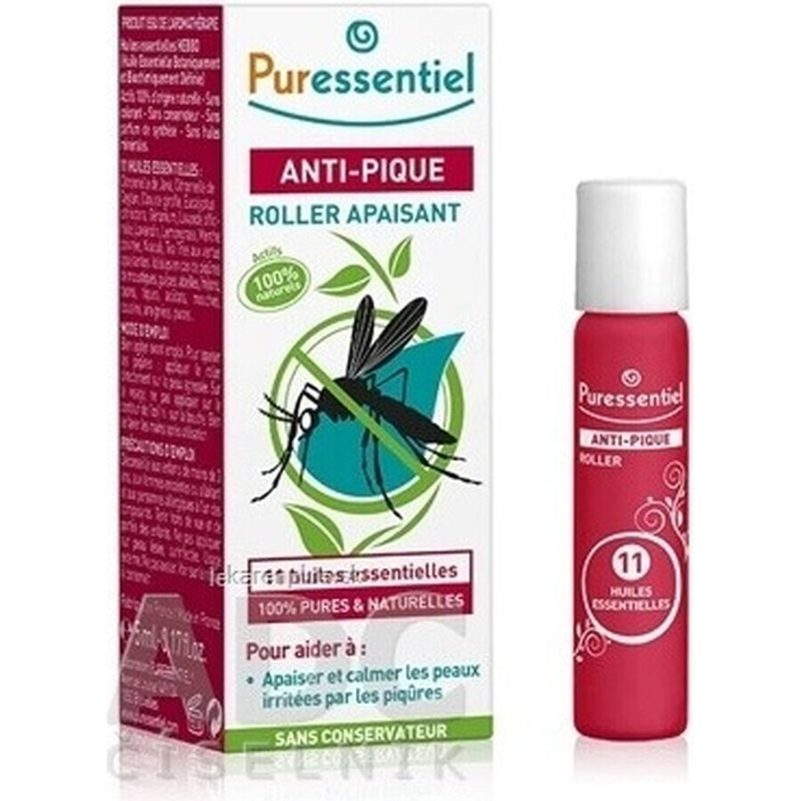 PURESSENTIEL Insect Sting Roller 1×5 ml per le punture d'insetto