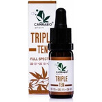 CANNABIOpharm TRIPLE TEN- CBD 10%-CBG 10%-CBN 10% 1×10 ml, olie met CBD, CBG en CBN