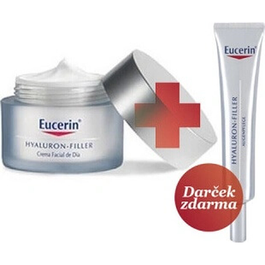 Eucerin HYALURON-FILLER Anti-Falten Tagescreme 1×50 ml, Creme für trockene Haut