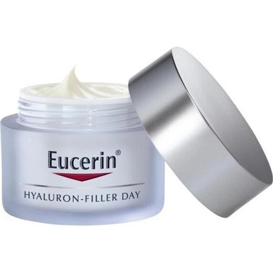 Eucerin HYALURON-FILLER Anti-Falten Tagescreme 1×50 ml, Creme für trockene Haut