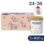 Kendamil Premium 3 HMO+, creatieve geschenkverpakking 3×800 g, melk voor peuters