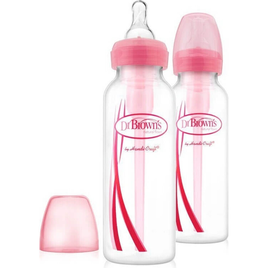 Dr Browns Pink Bottle 2 Stück 2×250 ml 2×250 ml, Flaschen