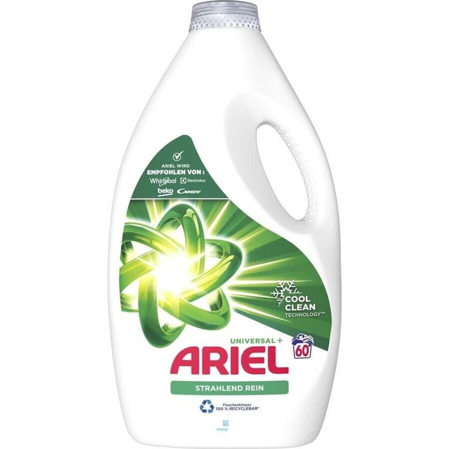 ARIEL GEL 3L / 60PD BRILLIANT CLEAN UNIVERSAL+ 1×3000 ml, wasgel