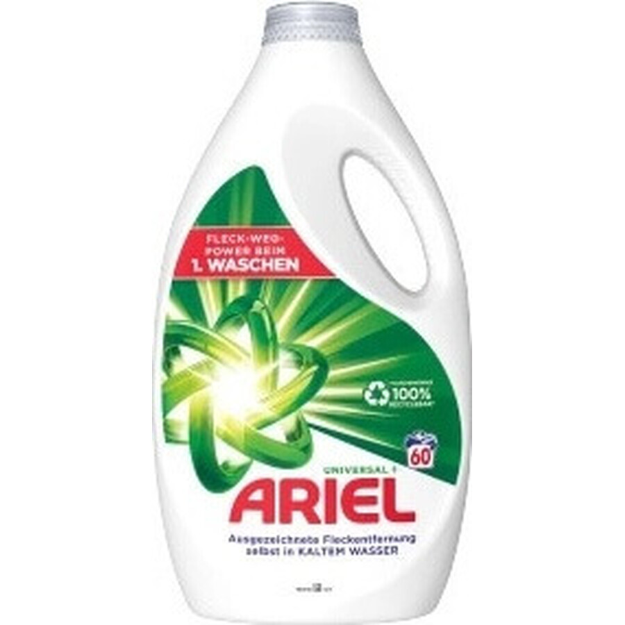 ARIEL GEL 3L / 60PD BRILLIANT CLEAN UNIVERSAL+ 1×3000 ml, wasgel