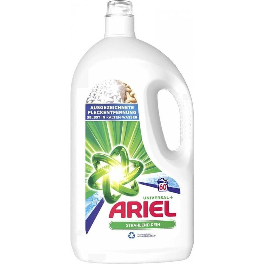 ARIEL GEL 3L / 60PD BRILLIANT CLEAN UNIVERSAL+ 1×3000 ml, wasgel