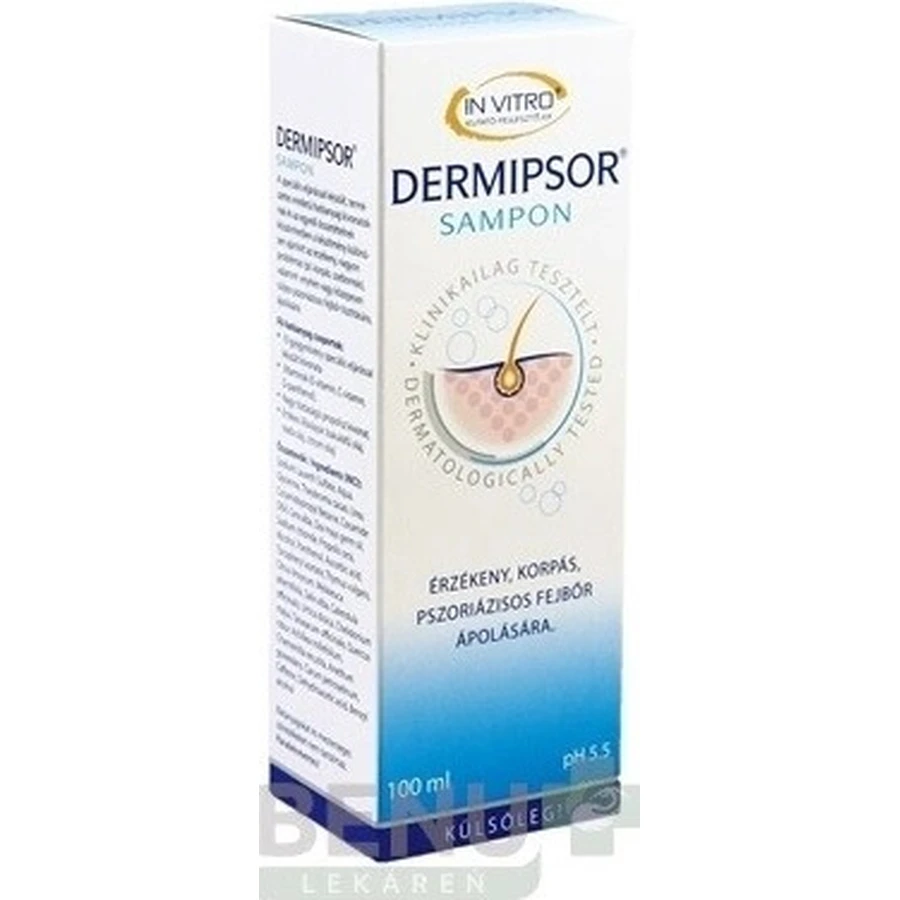 DERMIPSOR Shampoo 1×100 ml, 3in1