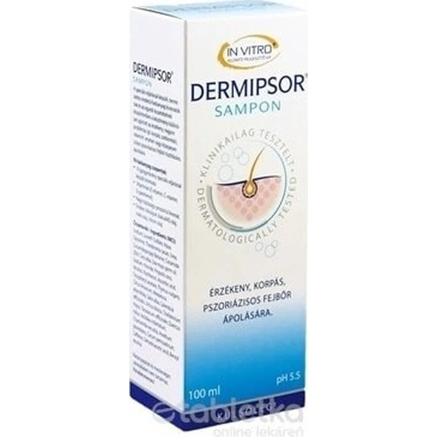 DERMIPSOR Shampoo 1×100 ml, 3in1