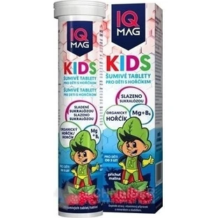 IQ mag Kids Magnesium for Kids Raspberry 1×20 tbl, suplement diety