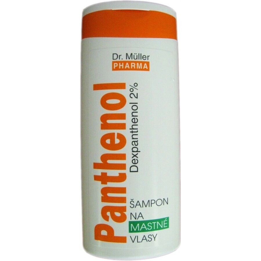 Müller PANTHENOL SHAMPOO Pour cheveux gras 1×250 ml, shampooing