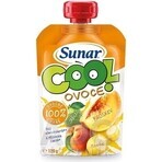 Sunar COOL Fruit Piersică, Banană, Măr 1×120 g, Piersică, Banană, Măr, 12m+