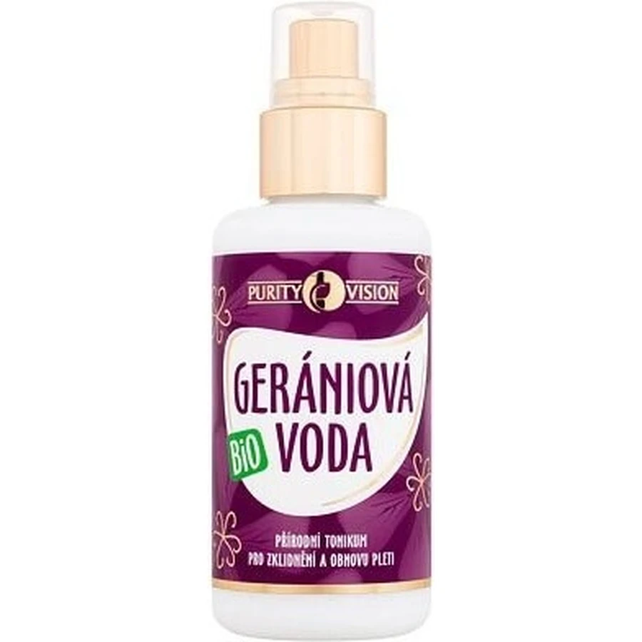 PURITY VISON Bio Geranienwasser 1×100 ml, Geranienwasser