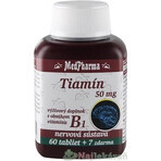 MedPharma TIAMINE 50 mg (vitamine B1) 1×67 tbl, 60+7 gratis