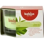 Bolsius Aromatic 2.0 Bougie parfumée en verre au thé vert 1×1 pc, taille 80 x 50 mm