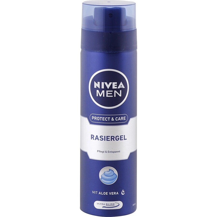 NIVEA MEN Originele Scheergel 1×200 ml, gel