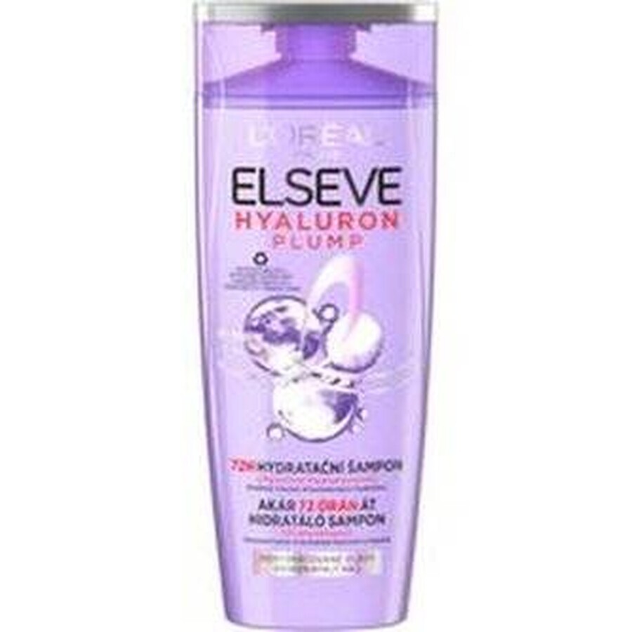 L'Oréal Paris L'Oréal Paris Elseve Elseve Hyaluron Plump 72H Shampoo idratante con acido ialuronico 1×250 ml, shampoo idratante