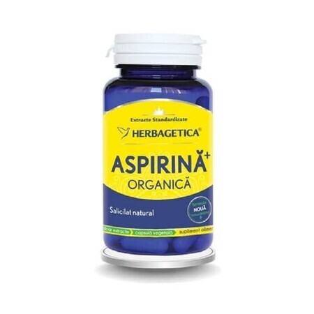 Aspirina biologica, 30 capsule, Herbagetica