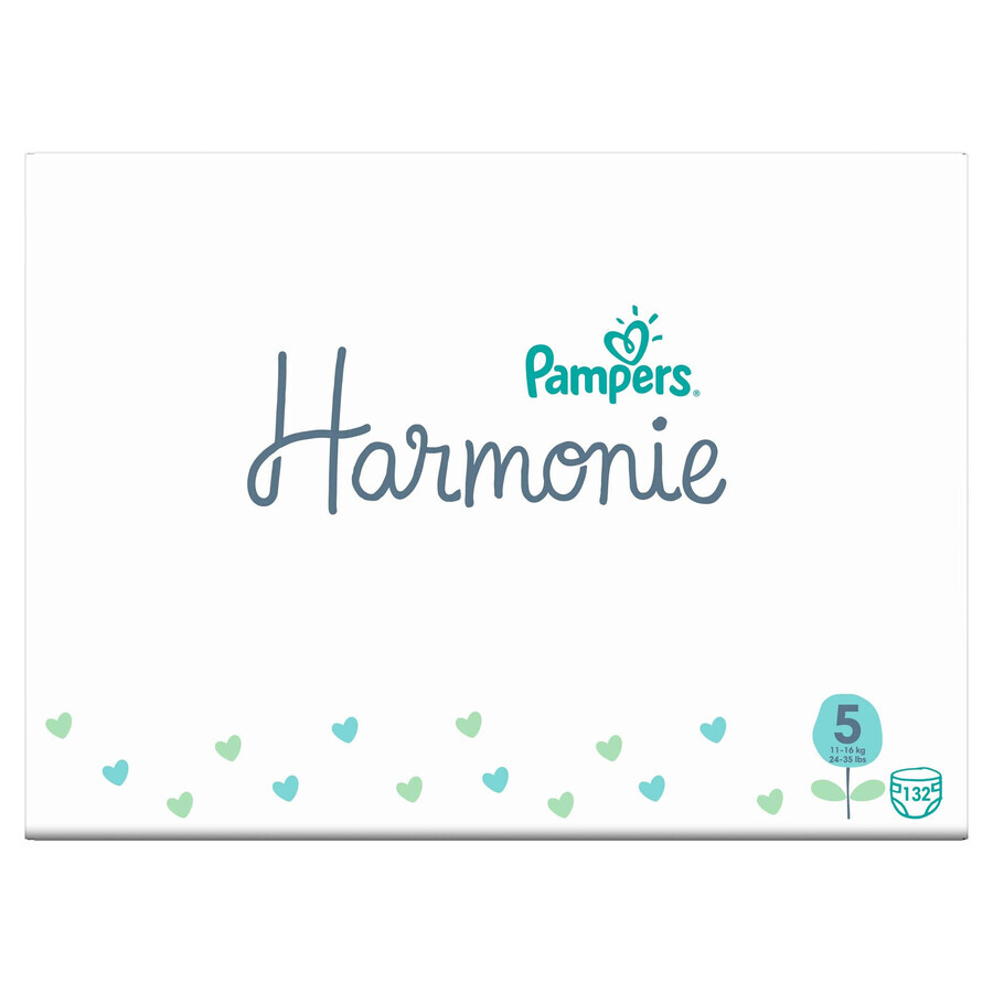 Pampers Harmonie MSB S5 132 pezzi (11-16kg) 1×132 pezzi