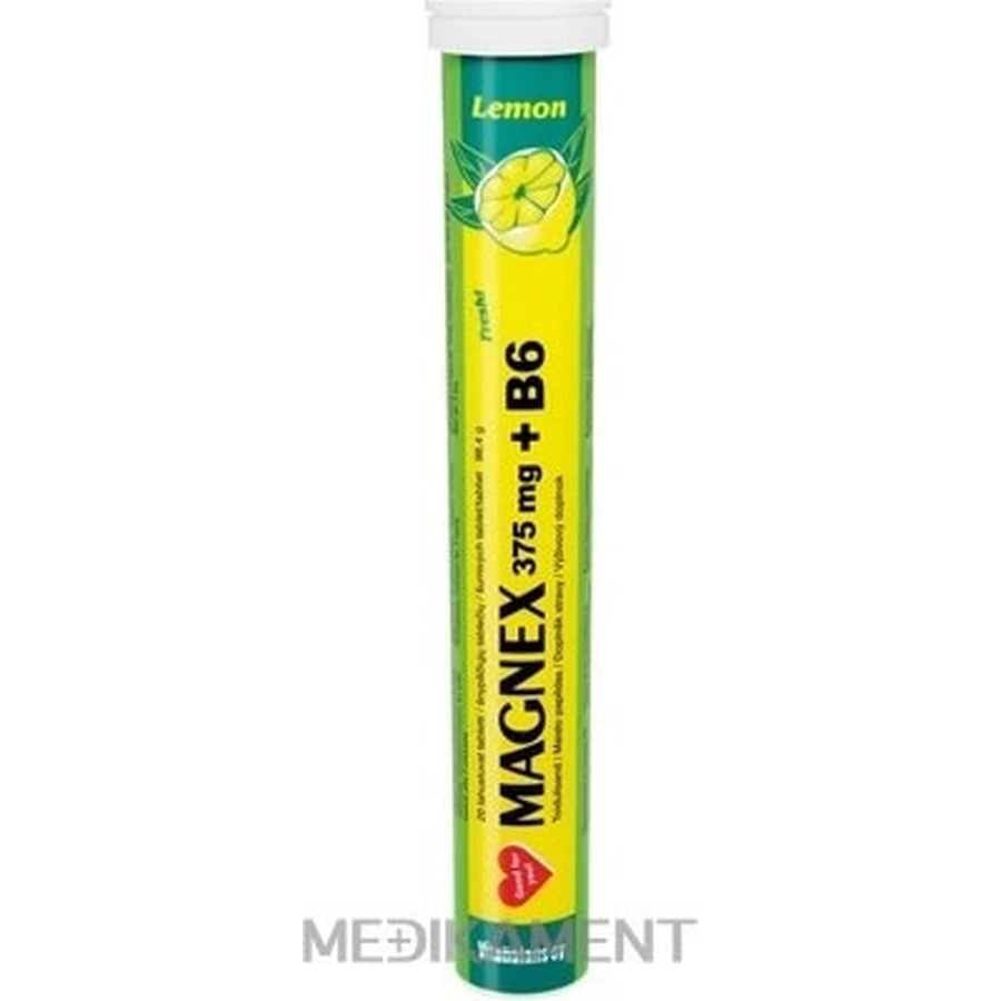 Vitabalans MAGNEX 375 mg + B6 effervescente 1×20 tbl, magnesio + B6 per sportivi