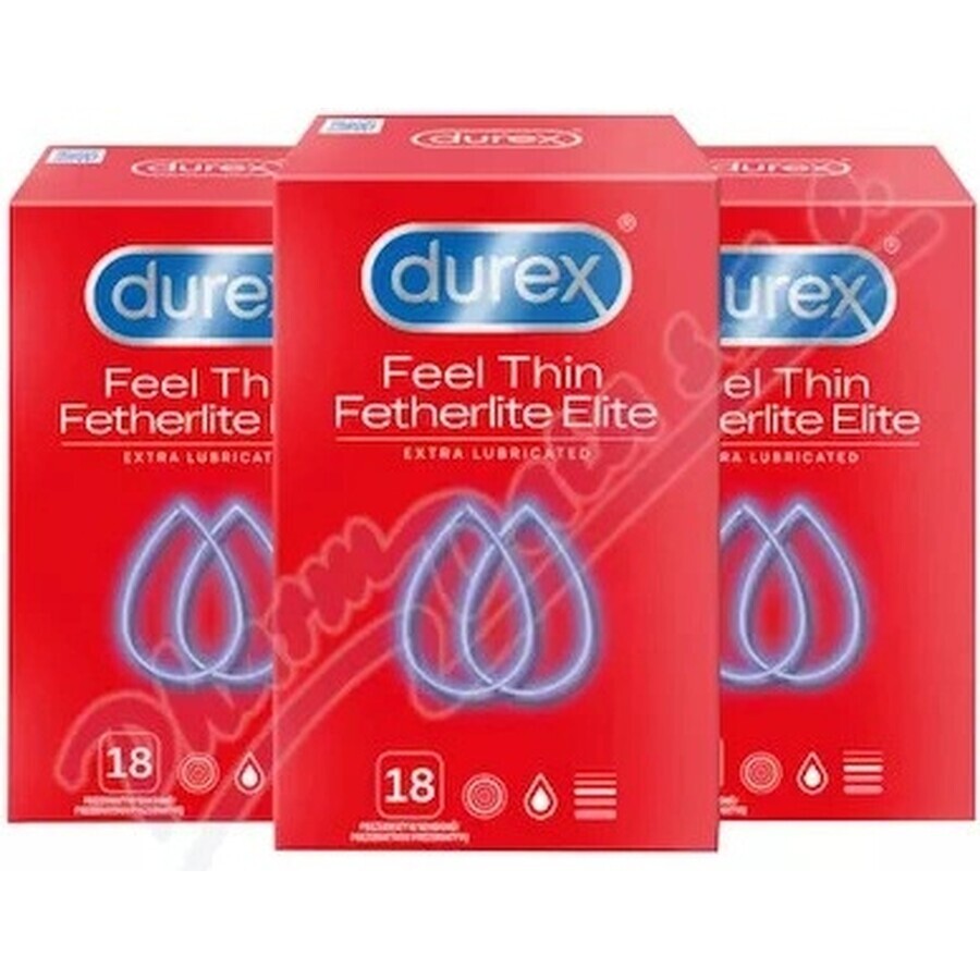 DUREX Feel Thin Extra Lubricated confezione 1×54 pezzi, preservativi