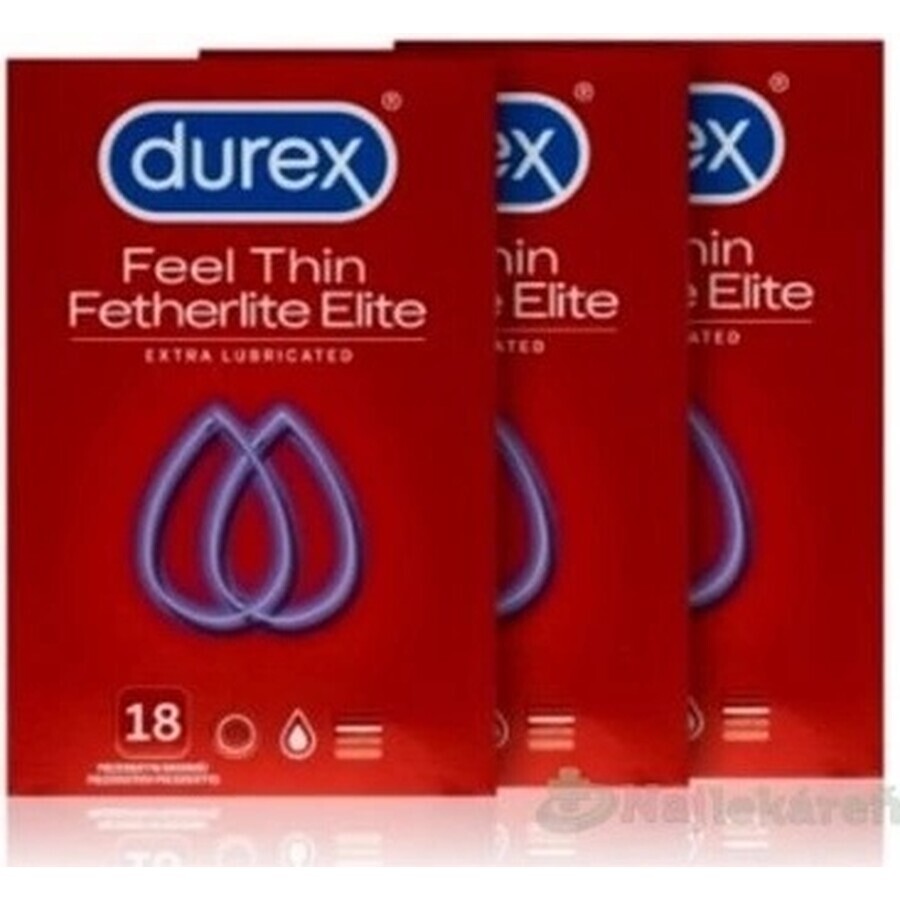 DUREX Feel Thin Extra Lubricated confezione 1×54 pezzi, preservativi