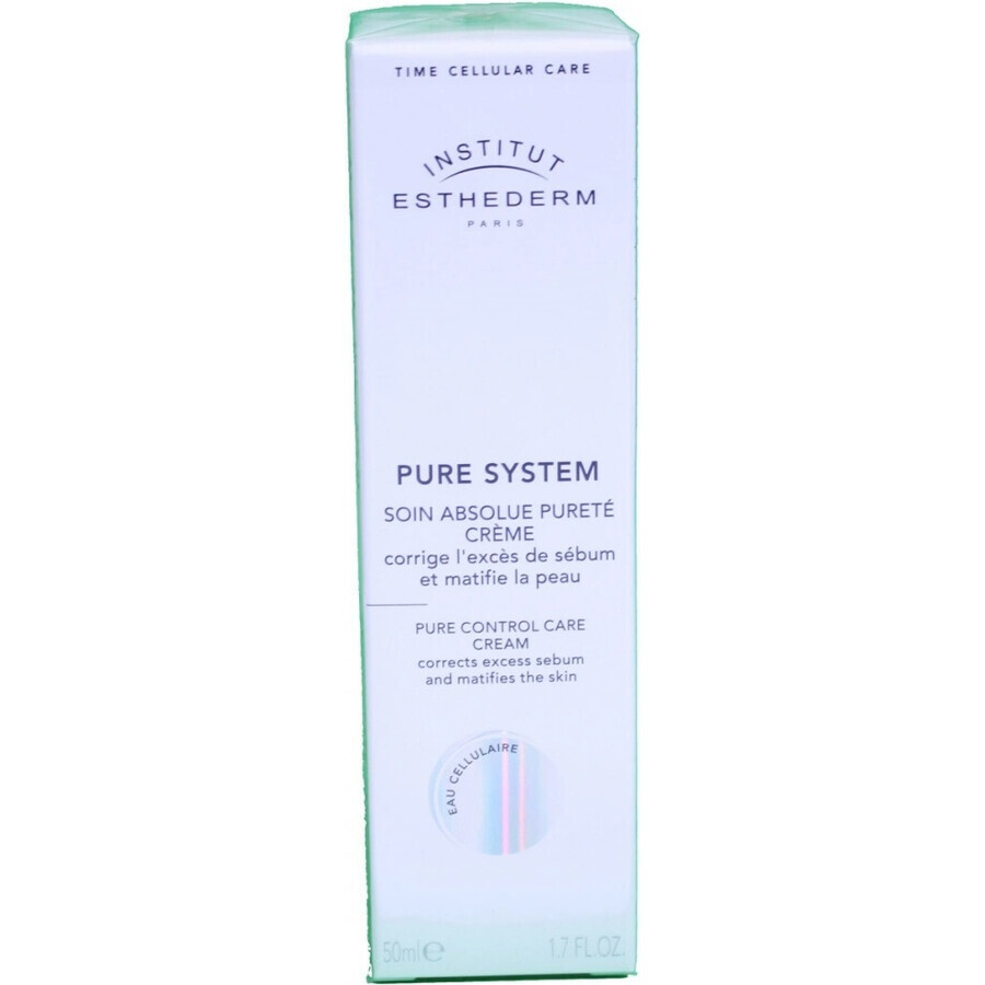 Institut Esthederm Pure Control Care Cream 50 ml 1×50 ml, cremă pentru ten gras