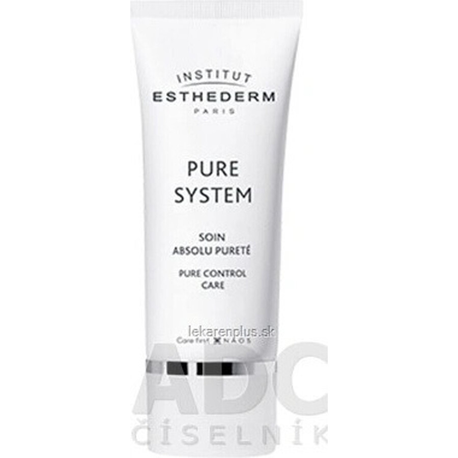 Institut Esthederm Pure Control Care Cream 50 ml 1×50 ml, cremă pentru ten gras