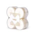 Bolsius Tea Maxi Golden Lace Candele profumate Golden Lace 1×8 pezzi, candele bianche