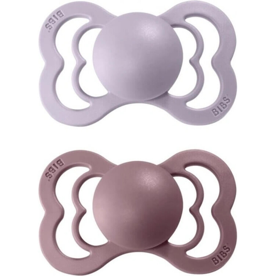 BIBS Supreme silicone BIBS Supreme lilac/heather 1×2 - size 1