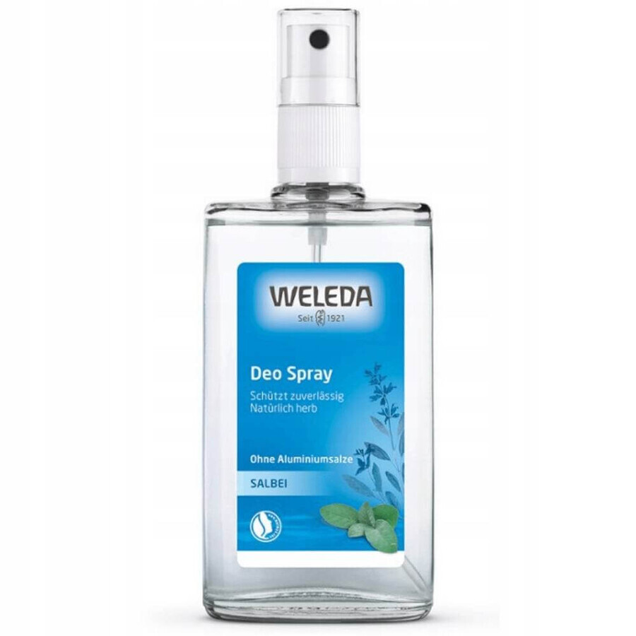 WELEDA Deodorante alla salvia 1×200 ml, deodorante, ricarica - senza spray