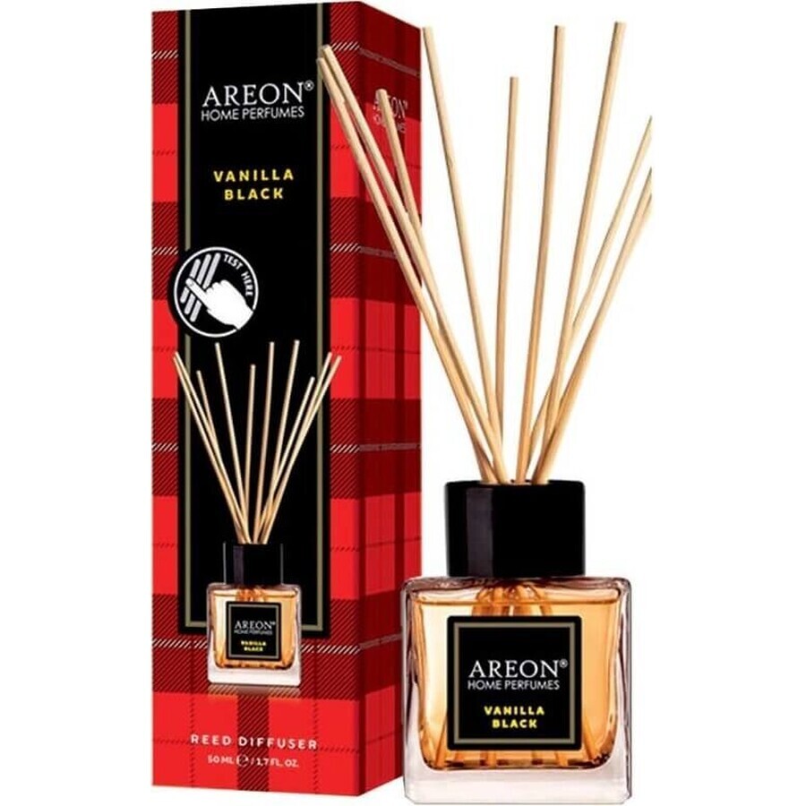 Areon Ah Parfum Sticks Black Vanilla 1×50 ml, verstuiverstokje