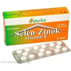 Naturica SELENIUM + ZINC, vitamine E 1×30 tbl, voedingssupplement