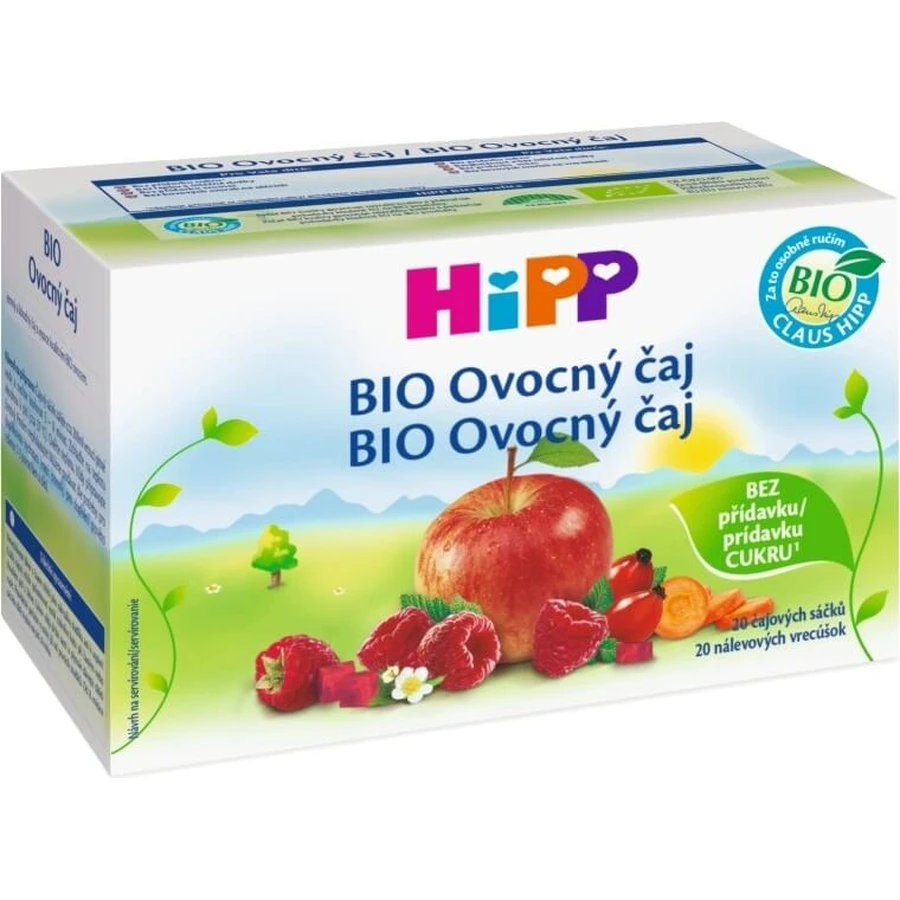 HiPP biologische vruchtenthee 20×2 g, vruchtenthee