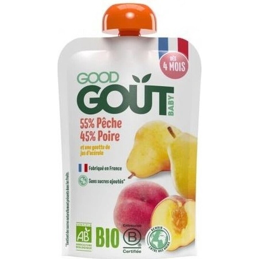 Good Gout Bio Perzik met peer 1×120 g, pocket perzik met peer