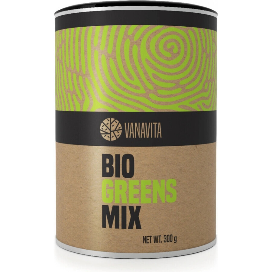 GYMBEAM VANAVITA BIO GREENS MIX 1×300g, groene superfoodmix