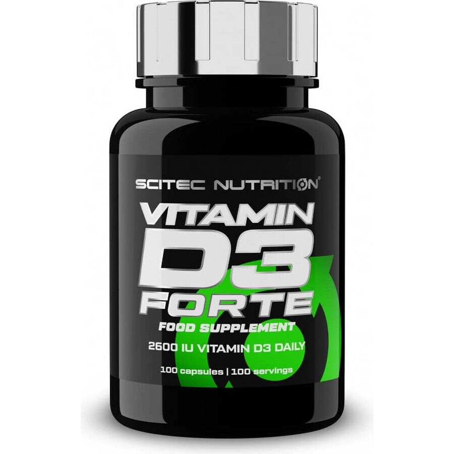 Scitec Nutrition Vitamin D3 Forte 1×100 cps, food supplement