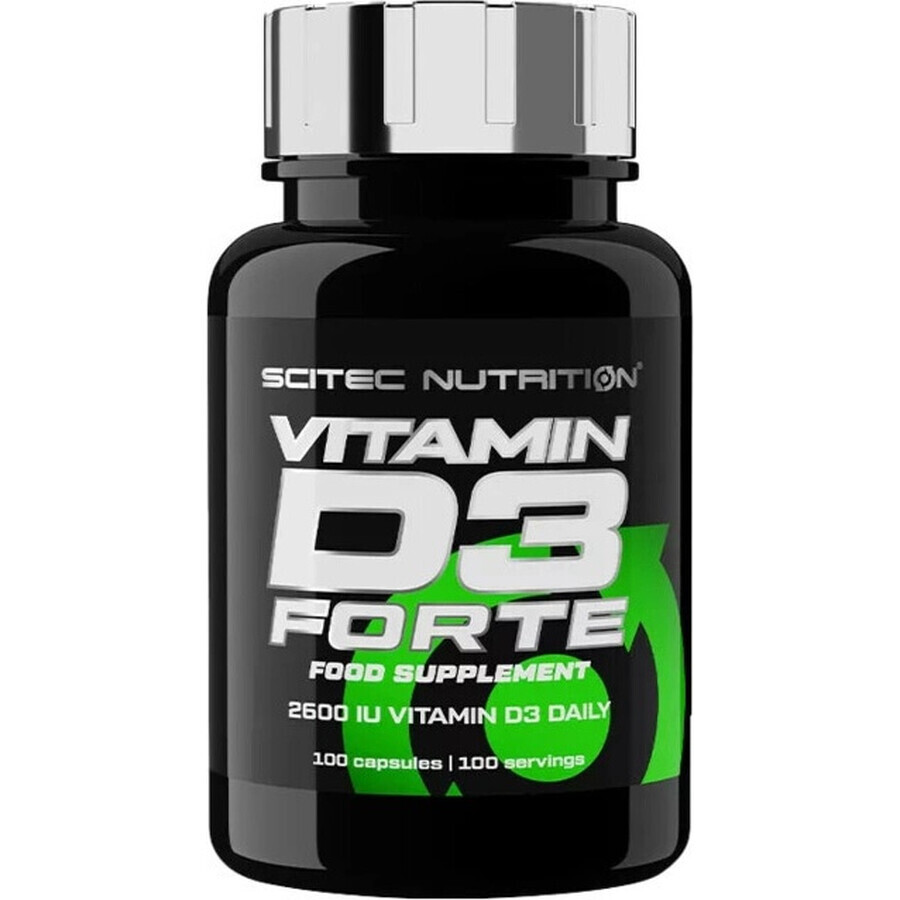 Scitec Nutrition Vitamin D3 Forte 1×100 cps, food supplement