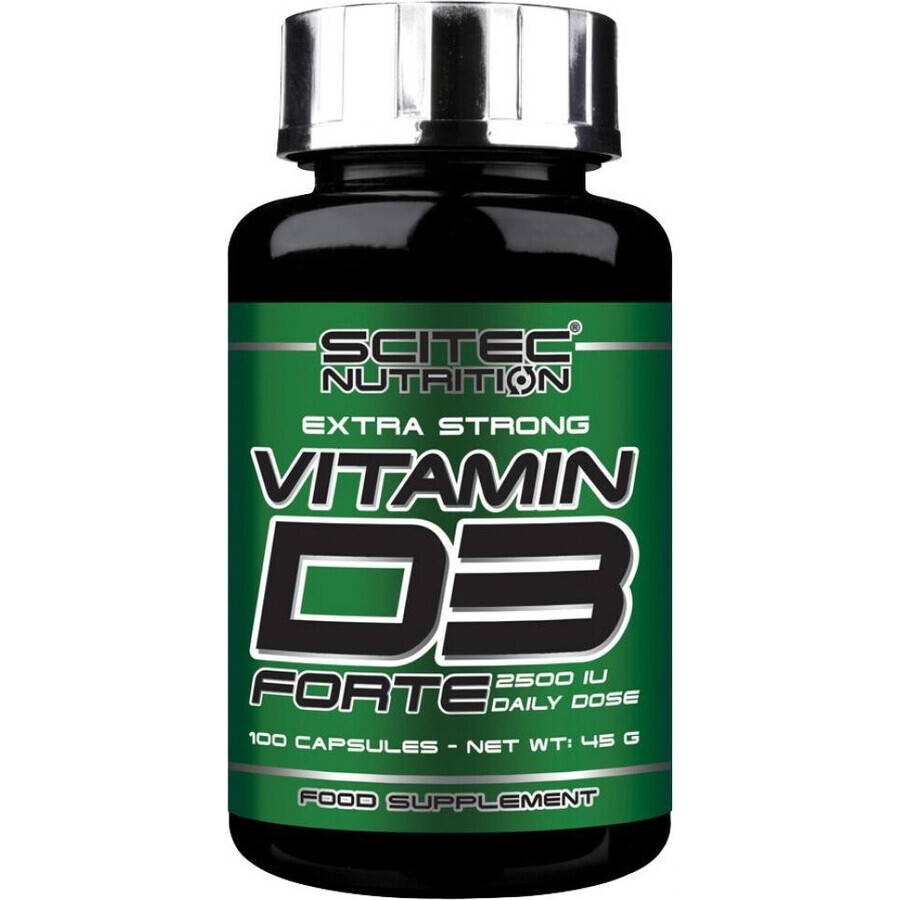 Scitec Nutrition Vitamin D3 Forte 1×100 cps, food supplement