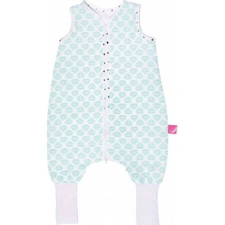 MOTHERHOOD Slaapzak van neteldoek met broek Mint Boats 1-1,5 r 0,5 tog 1×1 pc