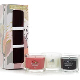 Yankee Candle - Set cadou 3x Lumânare votivă în sticlă 1×3 buc, set cadou de lumânări