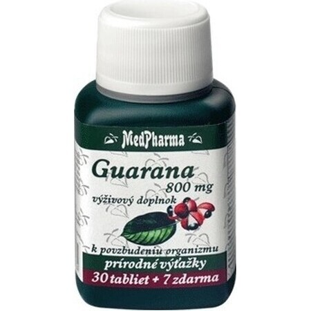 MedPharma GUARANA 800MG 1×37 tbl, guaranà