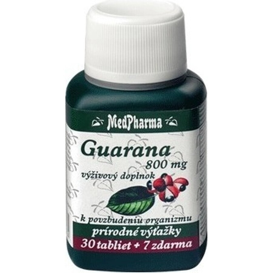 MedPharma GUARANA 800MG 1×37 tbl, guaranà