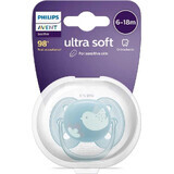 Philips AVENT Soother Ultrasoft Soother Premium 6-18m blue 1 pc 1×1 pc, soother