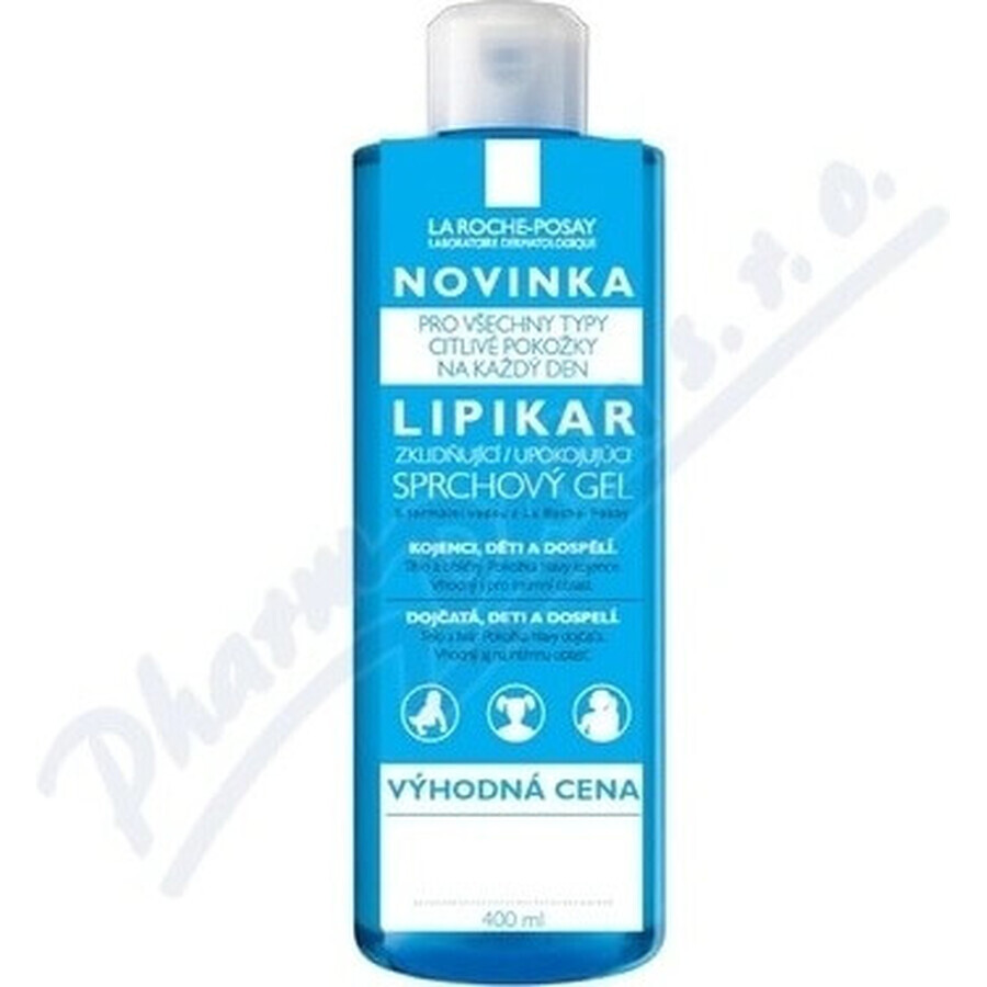 LA ROCHE-POSAY LIPIKAR gel detergente inov. 1×400 ml gel detergente