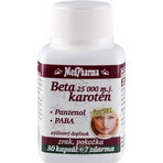 MedPharma BETAKAROTEN 10 000 m.j.+Panthénol +PABA 1×37 cps, complément alimentaire